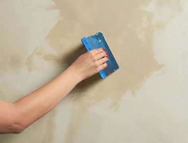 Venetian plaster texture closeup